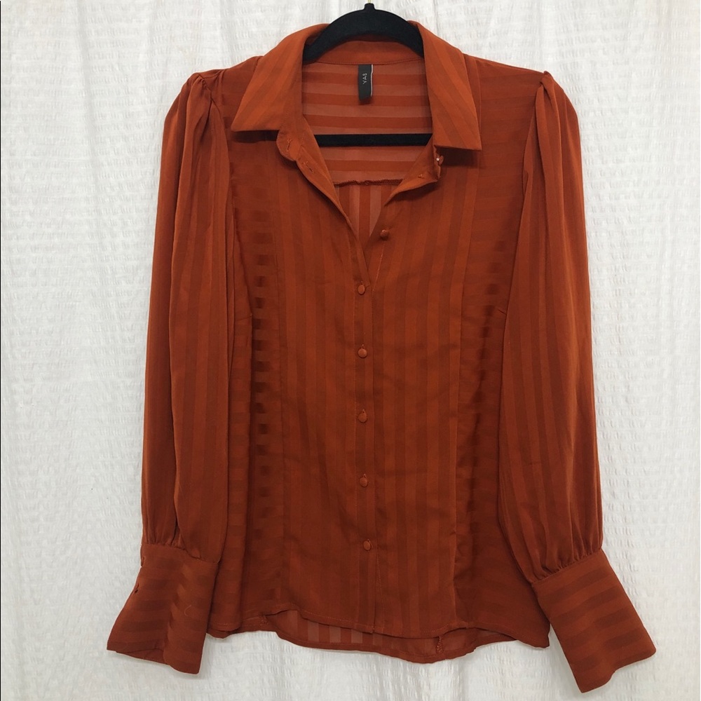 Burnt Orange Blouse